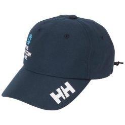 Czapka z daszkiem Helly Hansen The Ocean Race 2.0. Niebieskie czapki męskie Helly Hansen, bez wzorów, sportowe. Za 172.50 zł.