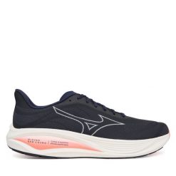 Buty do biegania Mizuno. Czarne buty do biegania męskie Mizuno, bez wzorów, bez zapięcia, do biegania. Za 429.99 zł.