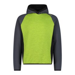 Bluza męska CMP 34E2617. Zielone bluzy nierozpinane męskie CMP, m, bez wzorów, sportowe, bez ramiączek, bez kaptura. Za 274.00 zł.