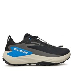 Buty do biegania Salomon. Czarne buty do biegania męskie Salomon, bez wzorów, z gore-texu, bez zapięcia, do biegania, gore-tex. Za 579.99 zł.