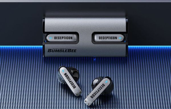 Słuchawki TWS Transformers TF-T02 (srebrne). Szare słuchawki bluetooth Transformers. Za 50.60 zł.