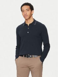Marc O'Polo Sweter 520 5016 60006 Granatowy Regular Fit. Niebieskie kardigany męskie Marc O'Polo, m, bez wzorów, z bawełny, bez ramiączek. Za 329.99 zł.