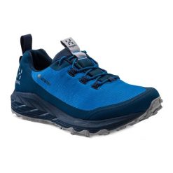 Buty trekkingowe Haglöfs L.I.M FH GTX Low. Niebieskie buty trekkingowe męskie Haglöfs, bez wzorów, bez zapięcia, trekkingowe. Za 632.40 zł.