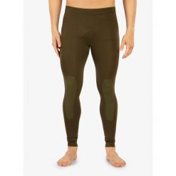 Legginsy termoaktywne męskie Brubeck Ranger Protect. Zielone bielizna termoaktywna męska Brubeck, l, bez wzorów, bez ramiączek. Za 113.99 zł.