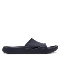 Klapki Emporio Armani. Niebieskie klapki i japonki męskie Emporio Armani, bez wzorów. Za 289.99 zł.
