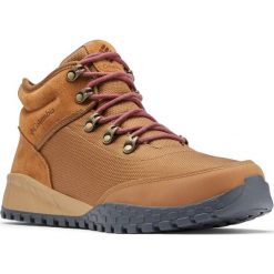 Buty Sneakersy Męskie Columbia Fairbanks Mid Waterproof. Brązowe buty trekkingowe męskie Columbia, bez wzorów, sportowe, bez obcasa, bez zapięcia. W wyprzedaży za 482.95 zł.