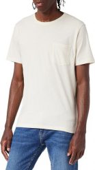 LEE SUSTAINABLE TEE REGULAR FIT MĘSKI T-SHIRT LOGO ECRU MELE L65UEC48 112116193. T-shirty męskie Lee, l, bez wzorów, bez kołnierzyka, bez ramiączek. Za 69.99 zł.