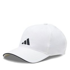 Czapka z daszkiem adidas. Białe czapki męskie ADIDAS, bez wzorów, sportowe. Za 69.99 zł.