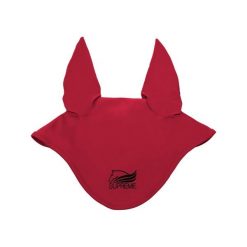 Czapka z muchą dla koni Supreme. Brązowe krawaty i muchy męskie SUPREME, bez wzorów, sportowe. Za 103.20 zł.