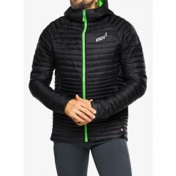 Kurtka ocieplana Inov-8 Thermoshell Pro Full-Zip. Czarne kurtki męskie Inov-8, s, bez wzorów, z puchu, sportowe, bez ramiączek, bez kaptura. Za 417.99 zł.