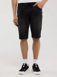 Szorty męskie jeansowe czarne Parker 954. Czarne szorty męskie Big Star, bez wzorów, z denimu, eleganckie. W wyprzedaży za 139.99 zł.