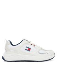 Tommy Jeans Sneakersy Tjm Runner EM0EM01581 Écru. Buty sportowe na co dzień męskie Tommy Jeans, m, bez wzorów, z jeansu, bez ramiączek, bez kaptura. Za 359.99 zł.