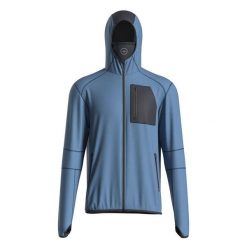 Polar z kapturem zapinany na zamek błyskawiczny Great Escapes Crater. Niebieskie bluzy z polaru męskie GREAT ESCAPES, bez wzorów, z polaru, sportowe, bez ramiączek, z kapturem. W wyprzedaży za 173.50 zł.