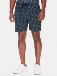 Moose Knuckles Szorty kąpielowe Hide And Swim M15MR756H Granatowy Regular Fit. Niebieskie kąpielówki męskie Moose Knuckles, bez wzorów, z syntetyku. Za 529.99 zł.