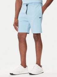 BOSS Szorty sportowe Zone 50543091 Błękitny Regular Fit. Niebieskie szorty sportowe męskie Boss, bez wzorów, z syntetyku, sportowe. Za 439.99 zł.
