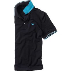 Shirt polo bonprix czarny. Koszulki polo męskie bonprix. Za 44.99 zł.