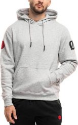Bluza męska Ozoshi Jukon szara OZ93888 2XL. Szare bluzy nierozpinane męskie Ozoshi, m, bez wzorów, bez ramiączek, bez kaptura. Za 180.02 zł.