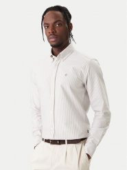 BOSS Koszula H-ROAN 50556069 Khaki Regular Fit. Brązowe koszule męskie Boss, m, bez wzorów, z bawełny, bez kołnierzyka, bez ramiączek. Za 599.99 zł.