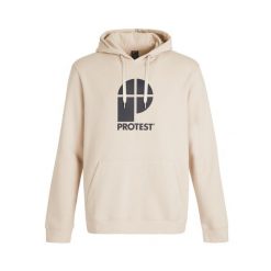 Bluza z kapturem Protest Classic Logo. Białe bluzy nierozpinane męskie Protest, m, bez wzorów, klasyczne, bez ramiączek, z kapturem. W wyprzedaży za 221.00 zł.