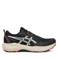 Buty do biegania Asics. Czarne buty do biegania męskie Asics, bez wzorów, bez zapięcia, do biegania. Za 359.99 zł.