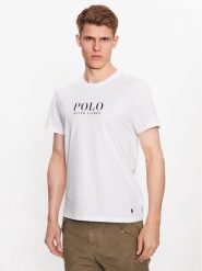 Polo Ralph Lauren T-Shirt 714899613005 Biały Regular Fit. Białe koszulki polo męskie Polo Ralph Lauren, m, bez wzorów, z bawełny, bez kołnierzyka, bez ramiączek. Za 189.99 zł.