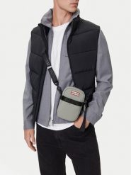 Hunter Saszetka C-HTR-XC-003-08 Szary. Szare torby męskie na ramię Hunter, bez wzorów, z syntetyku. Za 129.99 zł.