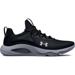 Obuwie Sportowe Męskie Under Armour HOVR™ Rise 4 Czarny. Czarne buty do biegania męskie Under Armour, bez wzorów, z gumy, bez zapięcia, do biegania. Za 421.00 zł.