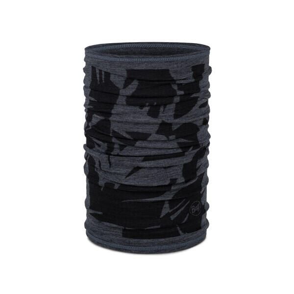 Komin chusta wielofunkcyjna z wełny merino lightweight. Szare szaliki męskie Buff, na zimę, bez wzorów, z wełny, eleganckie. Za 130.99 zł.