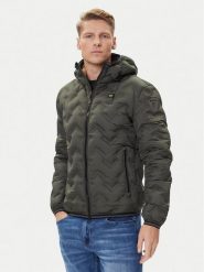 Blauer Kurtka puchowa 25WBLUC03233 Zielony Regular Fit. Zielone kurtki męskie Blauer, m, bez wzorów, z puchu, bez ramiączek, bez kaptura. Za 1,749.00 zł.