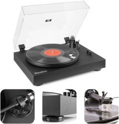 Gramofon RP340 Audizio HQ z wkładką Audio Technica AT-3600L czarny one size. Czarne gramofony Audizio. Za 1,127.11 zł.