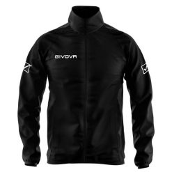 Kurtka Givova Rain Basico czarna. Czarne kurtki męskie Givova, xs, bez wzorów, sportowe, bez ramiączek, bez kaptura. Za 50.00 zł.