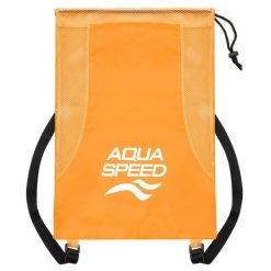 Worek na sprzęt plecak Aqua Speed Mesh Backpack. Białe plecaki męskie Aqua-Speed, bez wzorów, z meshu. Za 39.99 zł.