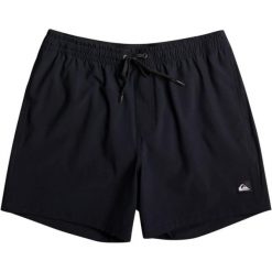 Spodenki kąpielowe męskie Quiksilver Surfsilk Volley. Czarne kąpielówki męskie Quiksilver, m, bez wzorów, z poliesteru. W wyprzedaży za 192.85 zł.