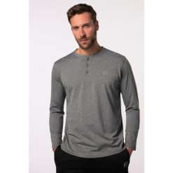 Męska Funkcyjna koszulka henley FLEXNAMIC® trekking długi rękaw. Szare koszulki męskie z długim rękawem JAY-PI, m, bez wzorów, z elastanu, sportowe, bez kołnierzyka, bez ramiączek. Za 244.99 zł.