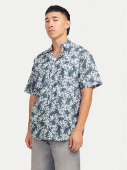 Jack & Jones Koszula Joshua 12271089 Niebieski Wide Fit. Niebieskie koszule męskie Jack & Jones, m, bez wzorów, z bawełny, bez kołnierzyka, bez ramiączek. Za 109.99 zł.