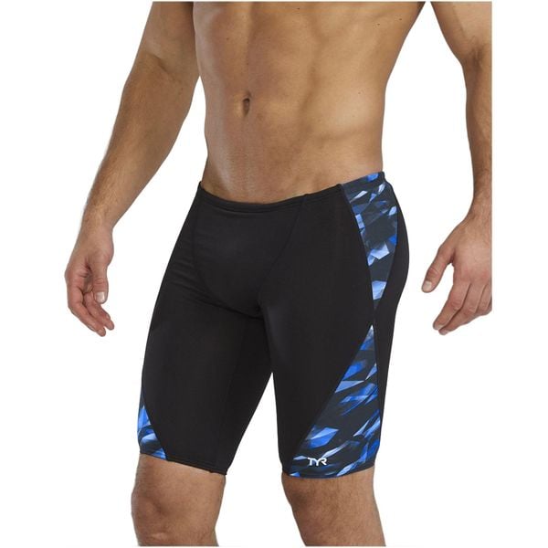 Spodenki treningowe do kolan TYR Triadic 420 - jammery. Niebieskie szorty sportowe męskie TYR, bez wzorów, sportowe. Za 239.00 zł.