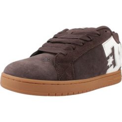 Buty DC COURT GRAFFIK M Brązowy. Brązowe buty trekkingowe męskie DC Shoes, bez wzorów, ze skóry, bez zapięcia, trekkingowe. Za 371.99 zł.