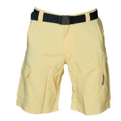 Spodenki sportowe męskie Silver Ridge Utility Cargo Shorts. Żółte szorty sportowe męskie Columbia, bez wzorów, z poliesteru, sportowe. Za 199.99 zł.