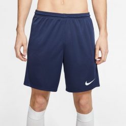Spodenki sportowe męskie Nike Park III Shorts. Niebieskie szorty sportowe męskie Nike, bez wzorów, z poliesteru, sportowe. Za 79.99 zł.