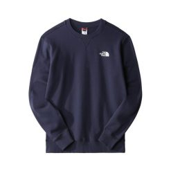 Bluza turystyczna męska The North Face M Simple Dome Crew. Niebieskie bluzy nierozpinane męskie The North Face, m, bez wzorów, sportowe, bez ramiączek, bez kaptura. Za 252.00 zł.