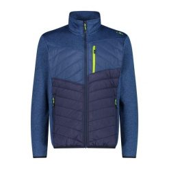 Bluza męska turystyczna CMP 33H5787. Niebieskie bluzy nierozpinane męskie CMP, m, bez wzorów, sportowe, bez ramiączek, bez kaptura. W wyprzedaży za 258.99 zł.