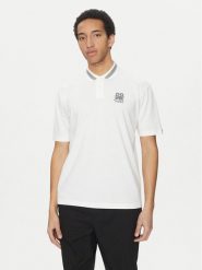 HUGO Polo Dodac_RB 50542748 Biały Regular Fit. Białe koszulki polo męskie Hugo, l, bez wzorów, z bawełny, bez kołnierzyka, bez ramiączek. Za 239.99 zł.