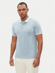 Pepe Jeans Polo New Oliver PM542099 Niebieski Regular Fit. Niebieskie koszulki polo męskie Pepe Jeans, m, bez wzorów, z bawełny, bez kołnierzyka, bez ramiączek. Za 189.99 zł.