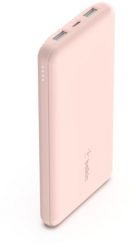 Belkin 10000mAh 15W różowe złoto. Czerwone powerbanki . Za 98.90 zł.