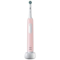 Szczoteczka rotacyjna Oral-B Pro 1 Pink Cross Action różowy. Czerwone szczoteczki elektryczne ORAL-B. Za 159.90 zł.