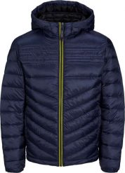 Kurtka męska Jack & Jones Jack & Jones kurtka puchowa JJEHERO PUFFER HOOD NOOS 12211785 S. Kurtki męskie Jack & Jones, m, bez wzorów, z puchu, bez ramiączek, bez kaptura. Za 224.99 zł.