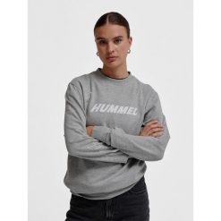 Bluza Hummel Elemental. Szare bluzy nierozpinane męskie HUMMEL, bez wzorów, sportowe, bez ramiączek, bez kaptura. Za 148.50 zł.