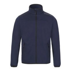 Kurtka softshell Musto Evo Crew. Niebieskie kurtki męskie Musto, bez wzorów, z softshellu, bez kaptura. Za 636.50 zł.