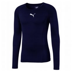 Męska Koszulka Termoaktywna Liga Thermoactive Base Layer Top. Niebieskie bielizna termoaktywna męska Puma, m, bez wzorów, bez ramiączek, trekkingowe. Za 198.99 zł.