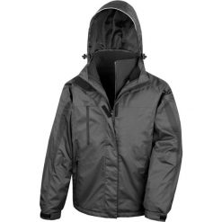 Parka Result Intérieur Softshell. Czarne kurtki softshell męskie RESULT, na zimę, m, bez wzorów, z softshellu, bez kaptura. Za 485.50 zł.
